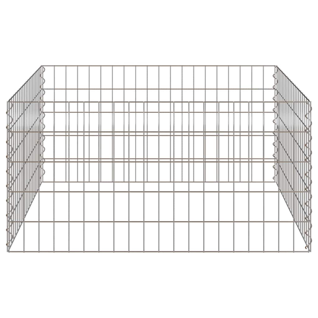 vidaXL Κάδος Κομποστοποίησης Γκρι Ατσάλι