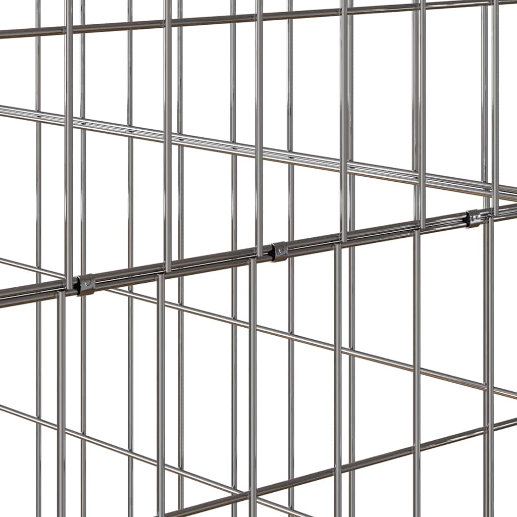 vidaXL Κάδος Κομποστοποίησης Γκρι Ατσάλι