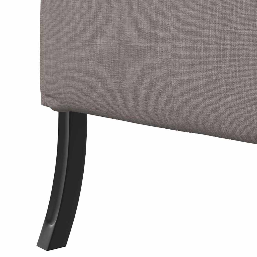 vidaXL Καναπές Υψηλής Πλάτης 101cm Taupe ύφασμα