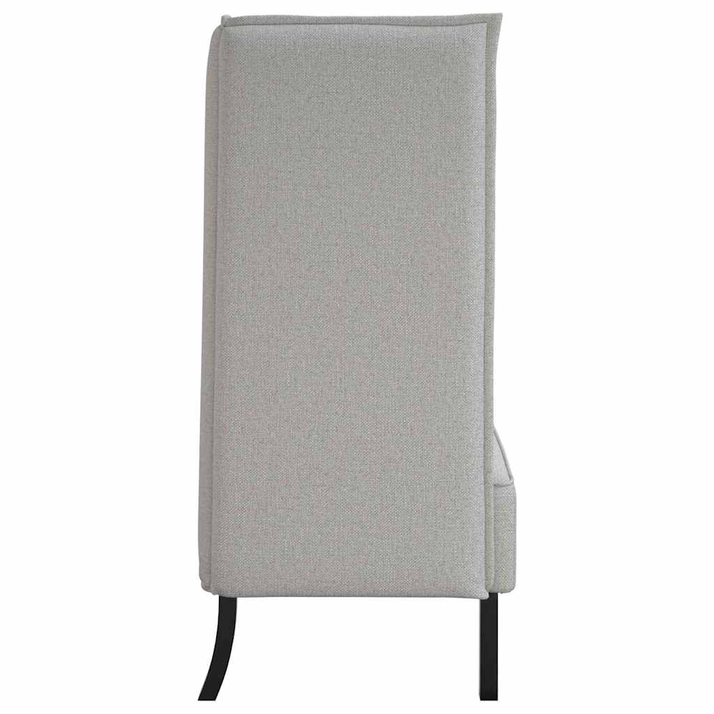 vidaXL Καναπές Υψηλής Πλάτης Σκούρο γκρι 109 x 56 x 121 εκ. ύφασμα