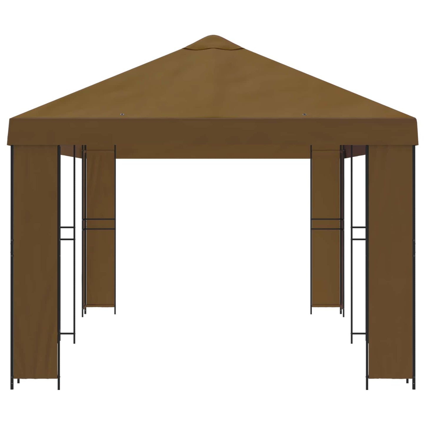 vidaXL Κήπος Γκαζebo 6 x 3 m Taupe Πολυεστέρας και Χάλυβας 190