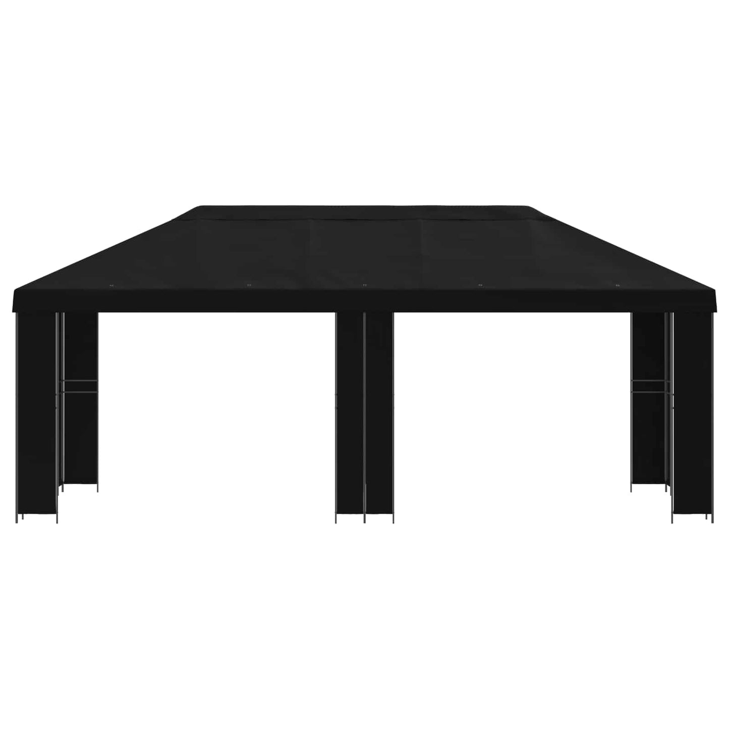 vidaXL Κήπος Γκαζebo 6 x 3 m Μαύρο Πολυεστέρας και Χάλυβας 190