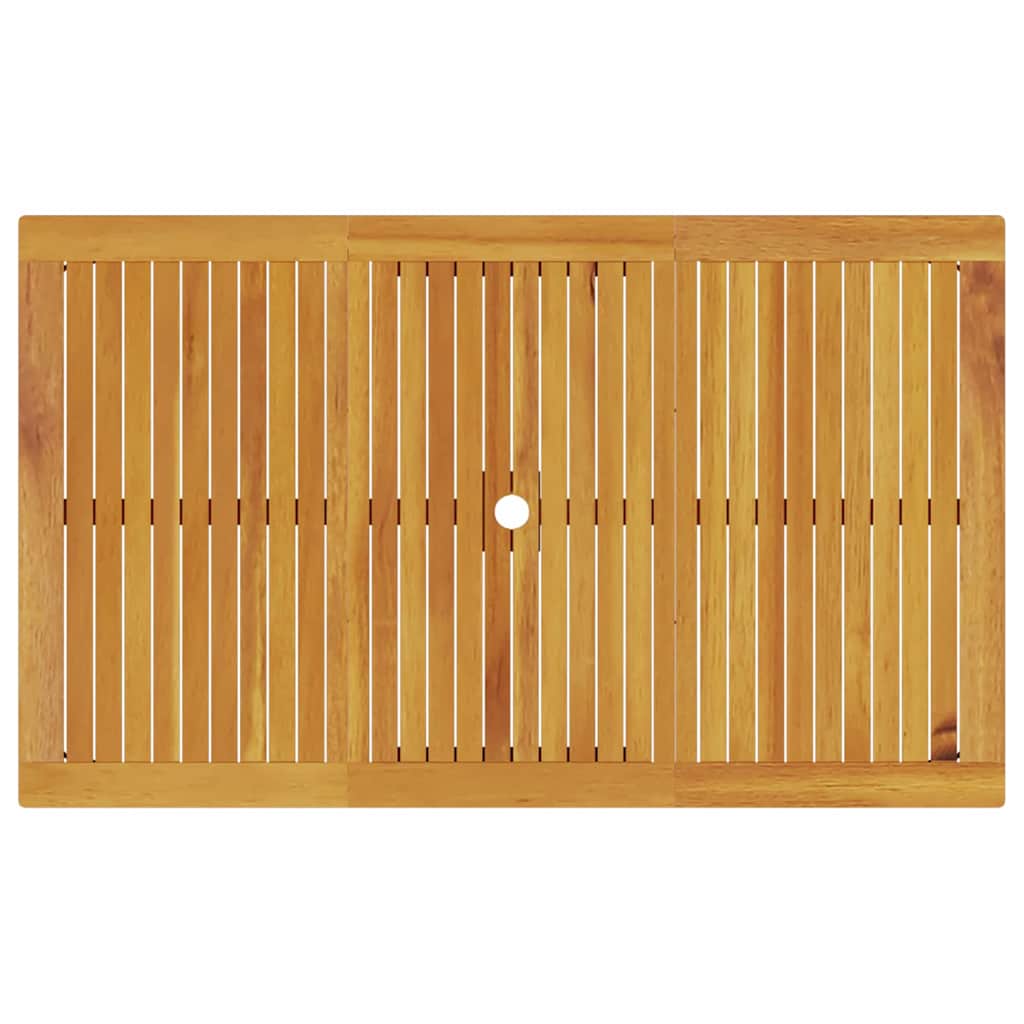 Σετ τραπεζαρία κήπου 3 τεμαχίων vidaXL από μασίφ ξύλο ακακίας, πτυσσόμενο