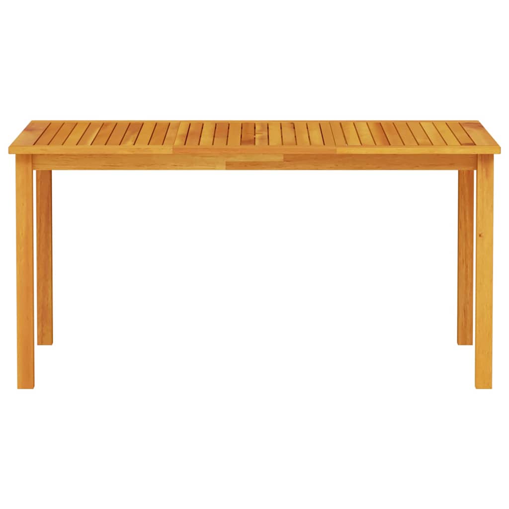 vidaXL Σέτ φαγητού για κήπο 7 pcs Καφέ Μασίφ ξύλο ακακίας