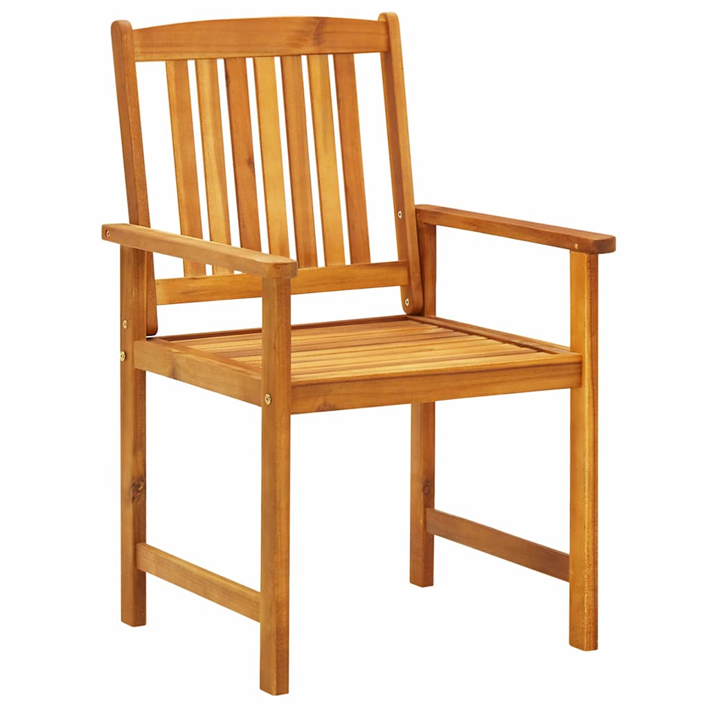 vidaXL Σέτ φαγητού για κήπο 3 pcs Καφέ Μασίφ ξύλο ακακίας