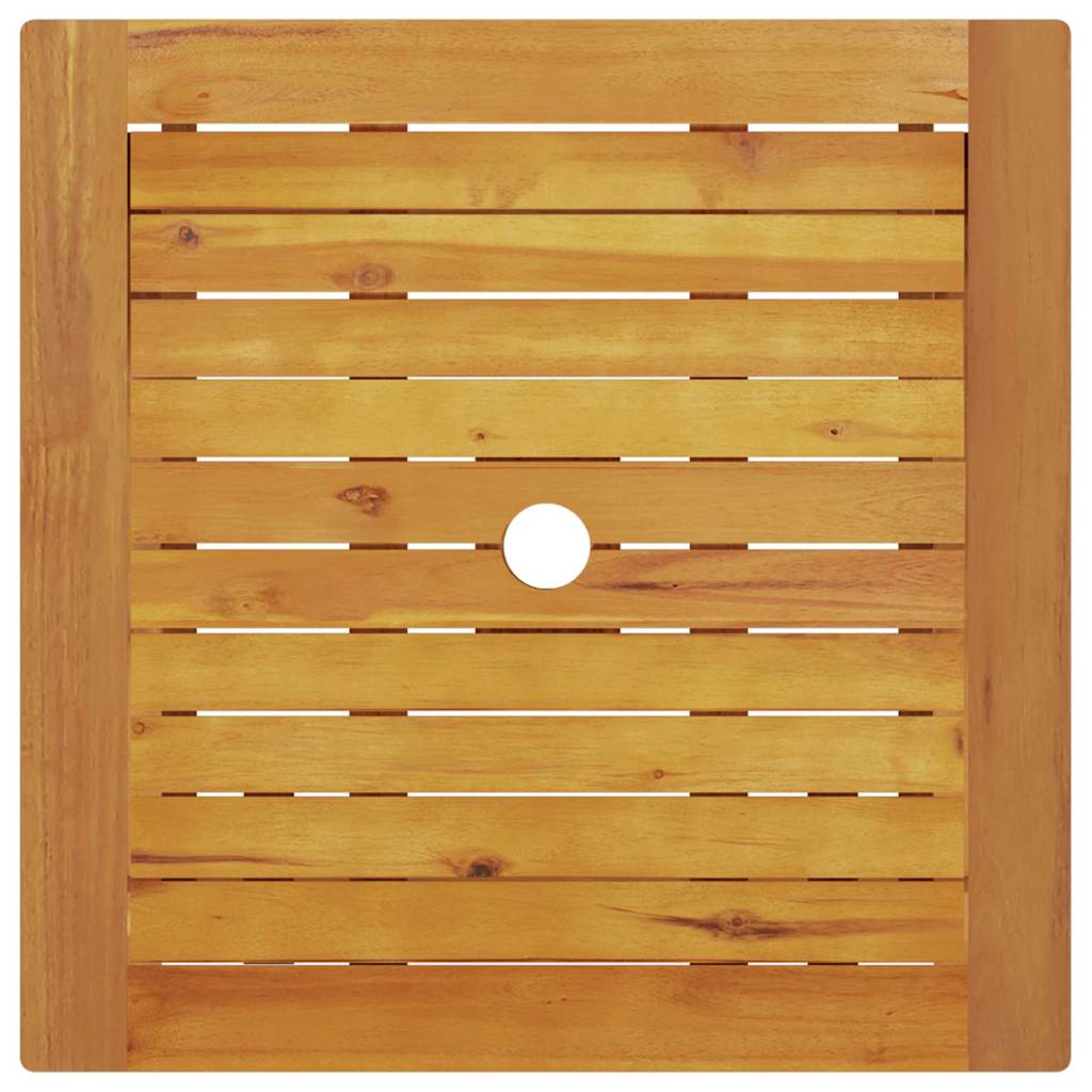 vidaXL Φορητό Σετ Μπιζερί 3 pcs Καφέ Μασίφ ξύλο ακακίας