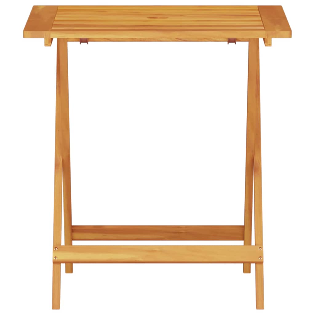 vidaXL Φορητό Σετ Μπιζερί 3 pcs Καφέ Μασίφ ξύλο ακακίας