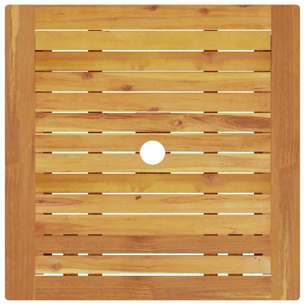 vidaXL Φορητό Σετ Μπιζερί 3 pcs Καφέ Μασίφ ξύλο ακακίας