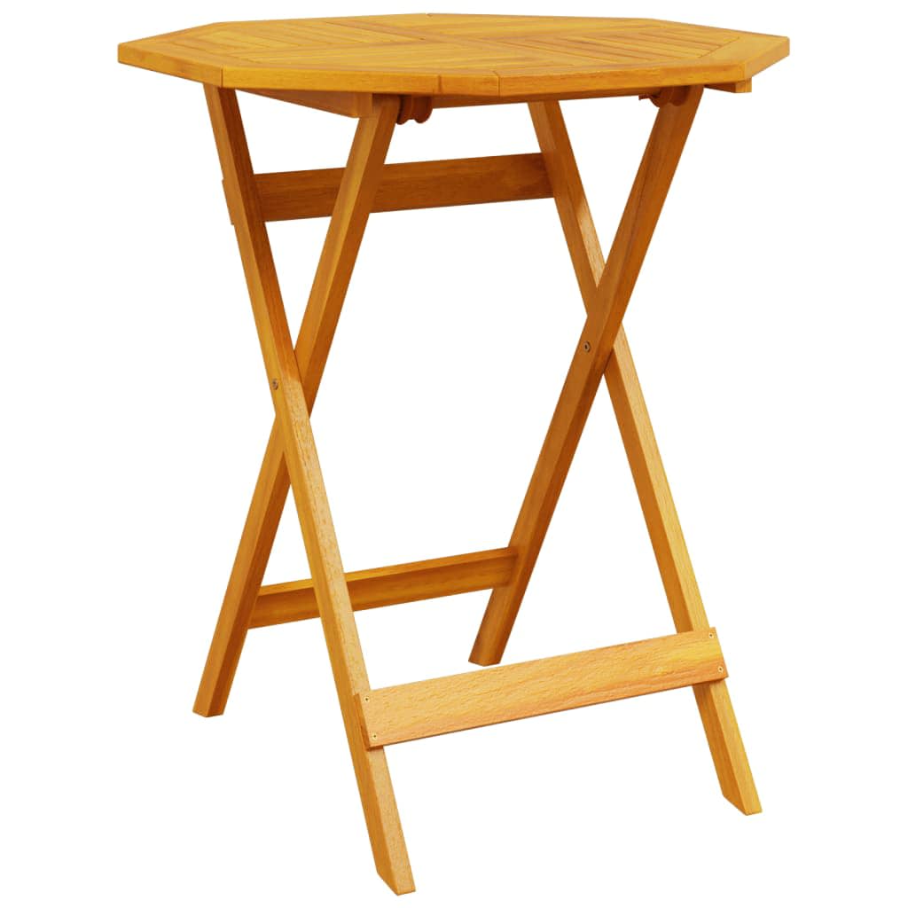 vidaXL Φορητό Σετ Μπιζερί 3 τμχ. Καφέ Στερεό Ξύλο Ακακίας