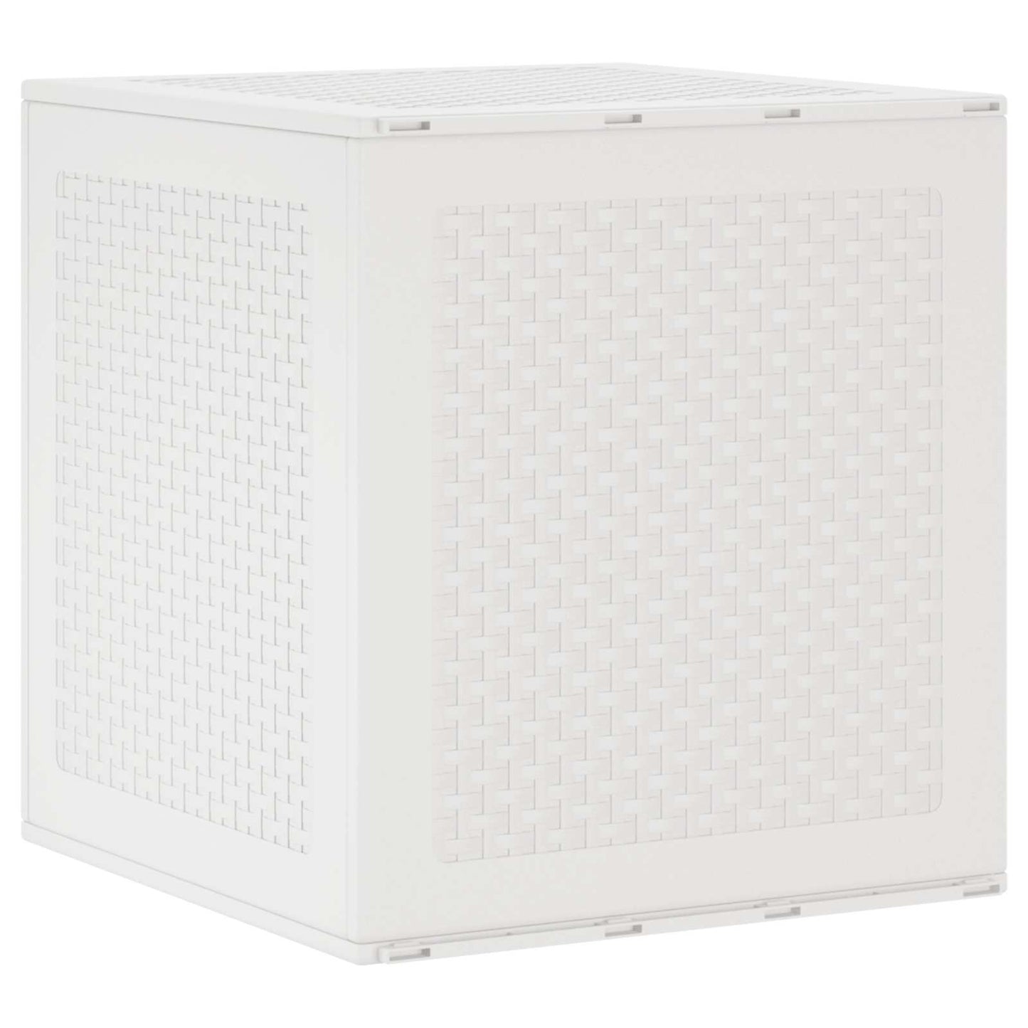 vidaXL Κουτί αποθήκευσης Λευκό 55 x 53 x 57 εκ. Πολυπροπυλένιο