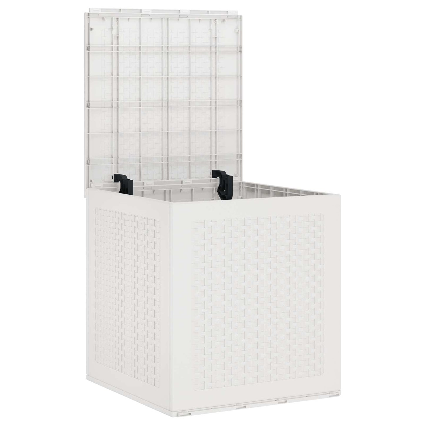 vidaXL Κουτί αποθήκευσης Λευκό 55 x 53 x 57 εκ. Πολυπροπυλένιο