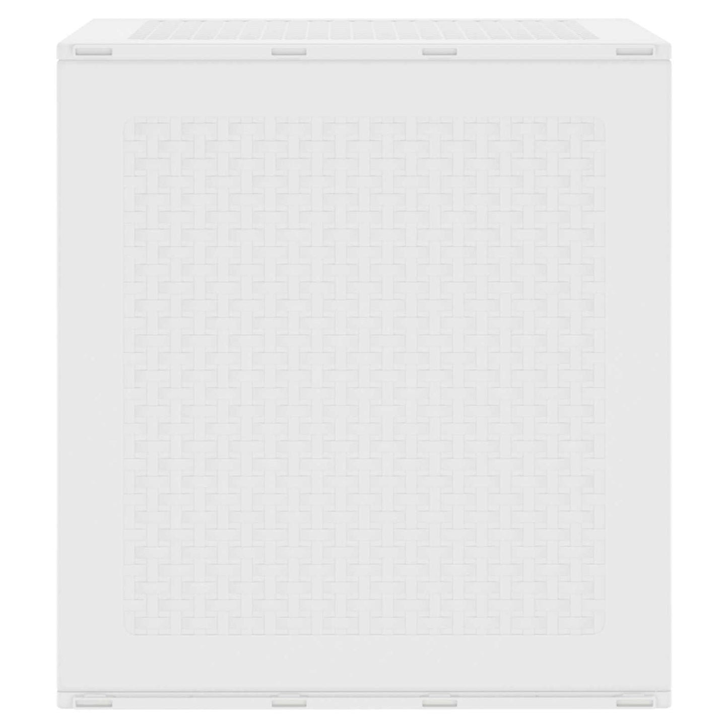 vidaXL Κουτί αποθήκευσης Λευκό 55 x 53 x 57 εκ. Πολυπροπυλένιο