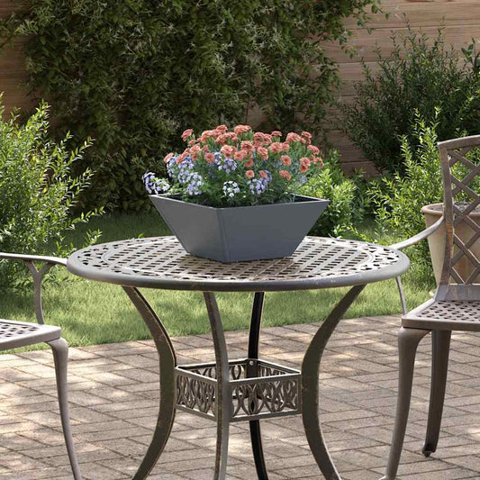 vidaXL Γλάστρα Κήπου Ανθρακί 35 x 35 x 15 εκ. Ψυχρής έλασης χάλυβας