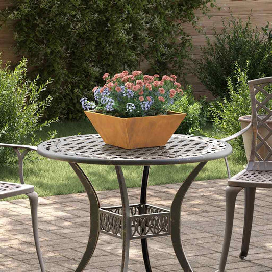vidaXL Γλάστρα Κήπου Σκ rusty 35 x 35 x 15 εκ.