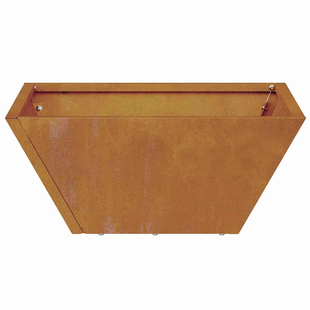 vidaXL Γλάστρα Κήπου Σκ rusty 35 x 35 x 15 εκ.