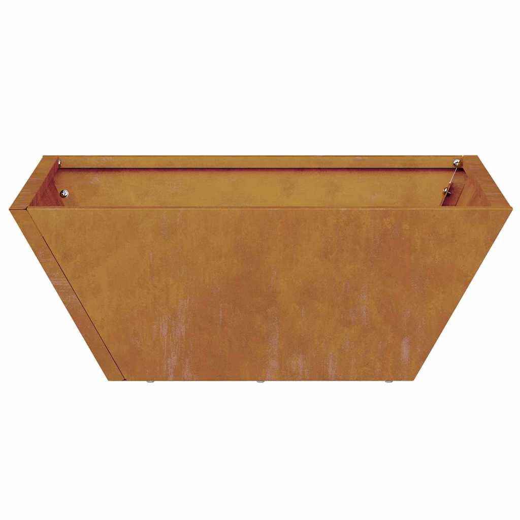 vidaXL Γλάστρα Κήπου Σκ rusty 40 x 40 x 15 cm