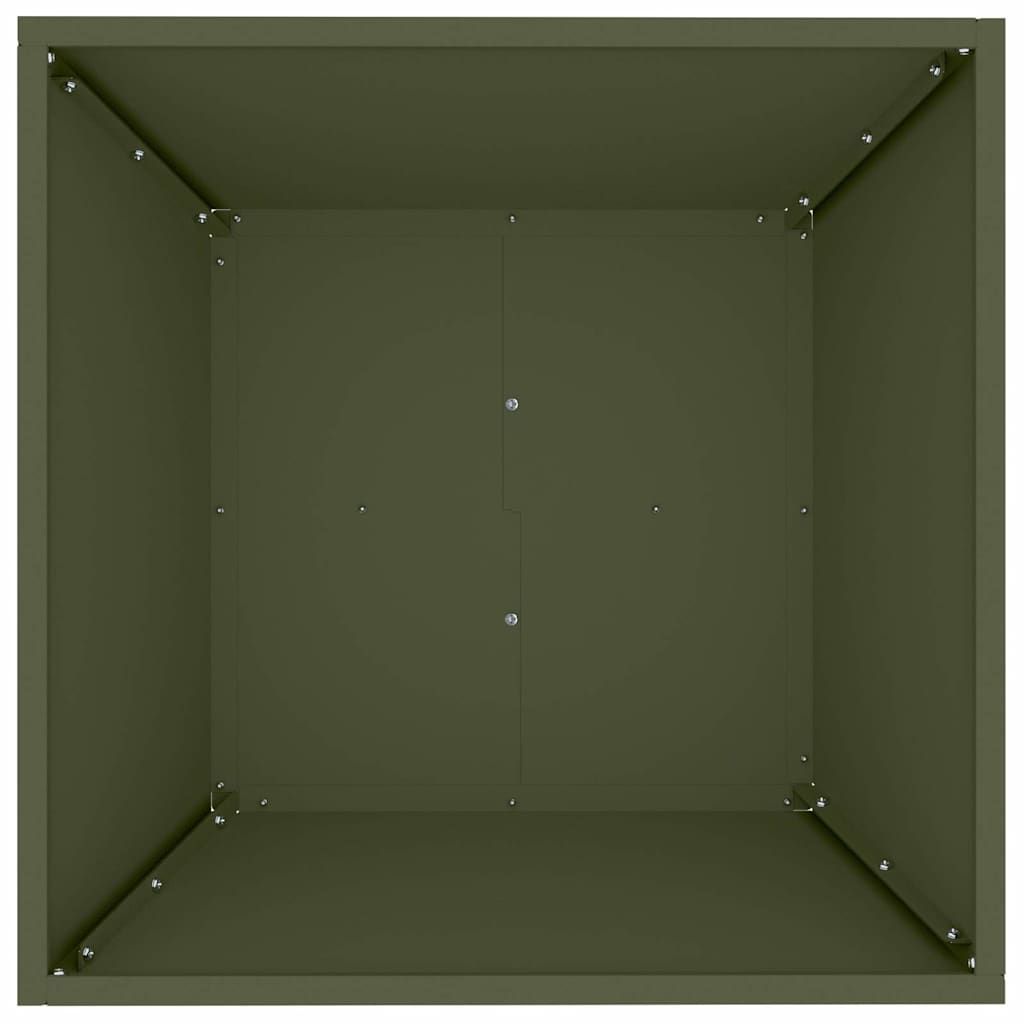 vidaXL Γλάστρα Κήπου 5 pcs Ελιά Πράσινη 50 x 50 x 15 cm