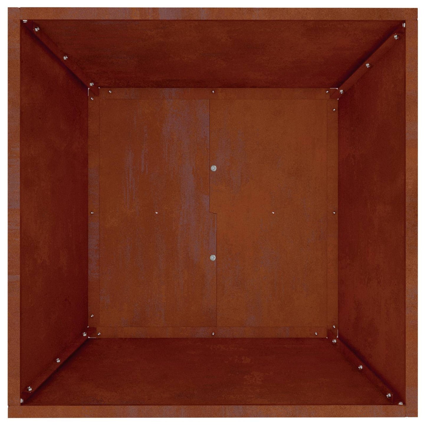 vidaXL Γλάστρα Κήπου 5 τμχ. Σκ rusty 50 x 50 x 15 cm