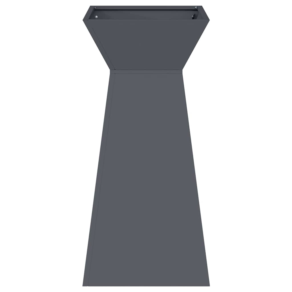 vidaXL Γλάστρα Πυλώνας Ανθρακί 35 x 35 x 73 εκ.