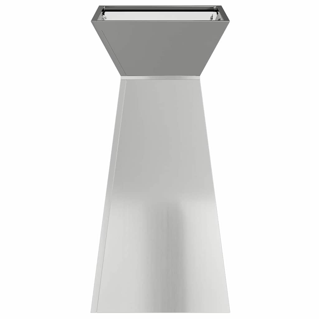 vidaXL Γλάστρα Πυλώνας Ασημί 35 x 35 x 73 εκ.