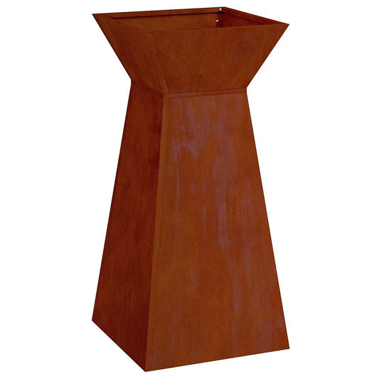 vidaXL Γλάστρα Πυλώνας Ασημί 35 x 35 x 73 εκ.