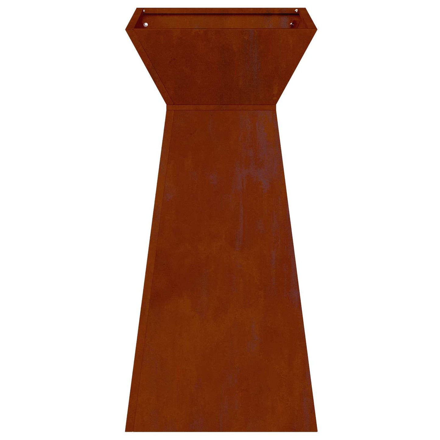 vidaXL Γλάστρα Πυλώνας 2 pcs Ασημί 35 x 35 x 73 εκ.