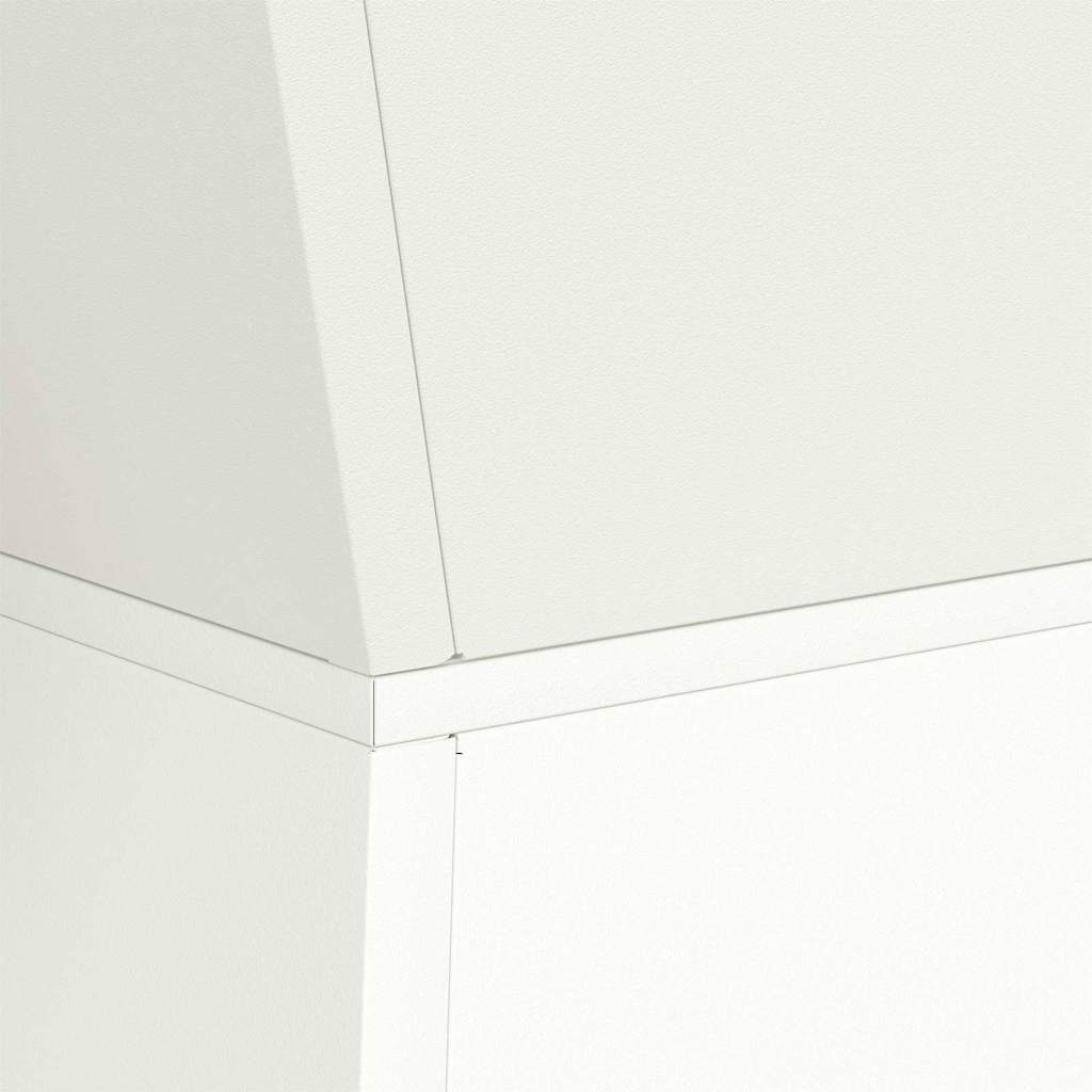 vidaXL Γλάστρα Πυλώνας Λευκό 40 x 40 x 100 cm