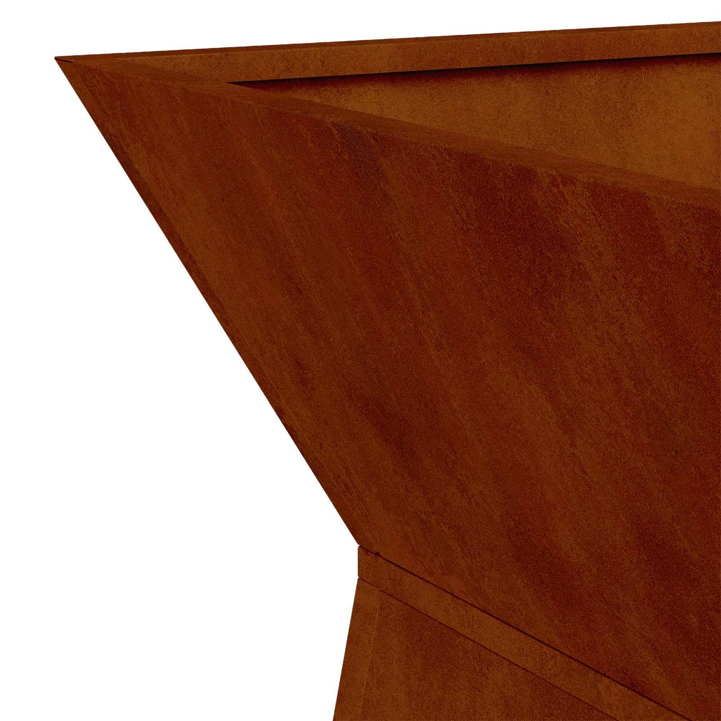 vidaXL Γλάστρα Πυλώνας Ασημί 40 x 40 x 100 cm