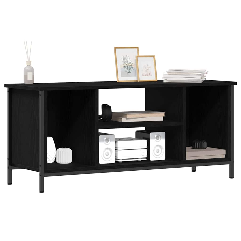 vidaXL Ντουλάπι TV Μαύρη Οξυά 102 x 35 x 45 εκ. Επεξεργασμένο ξύλο