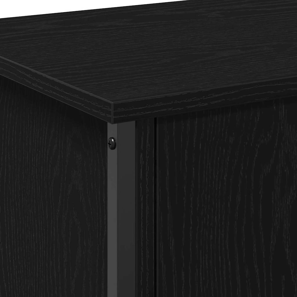 vidaXL Ντουλάπι TV Μαύρη Οξυά 100 x 35 x 45 εκ. Επεξεργασμένο ξύλο