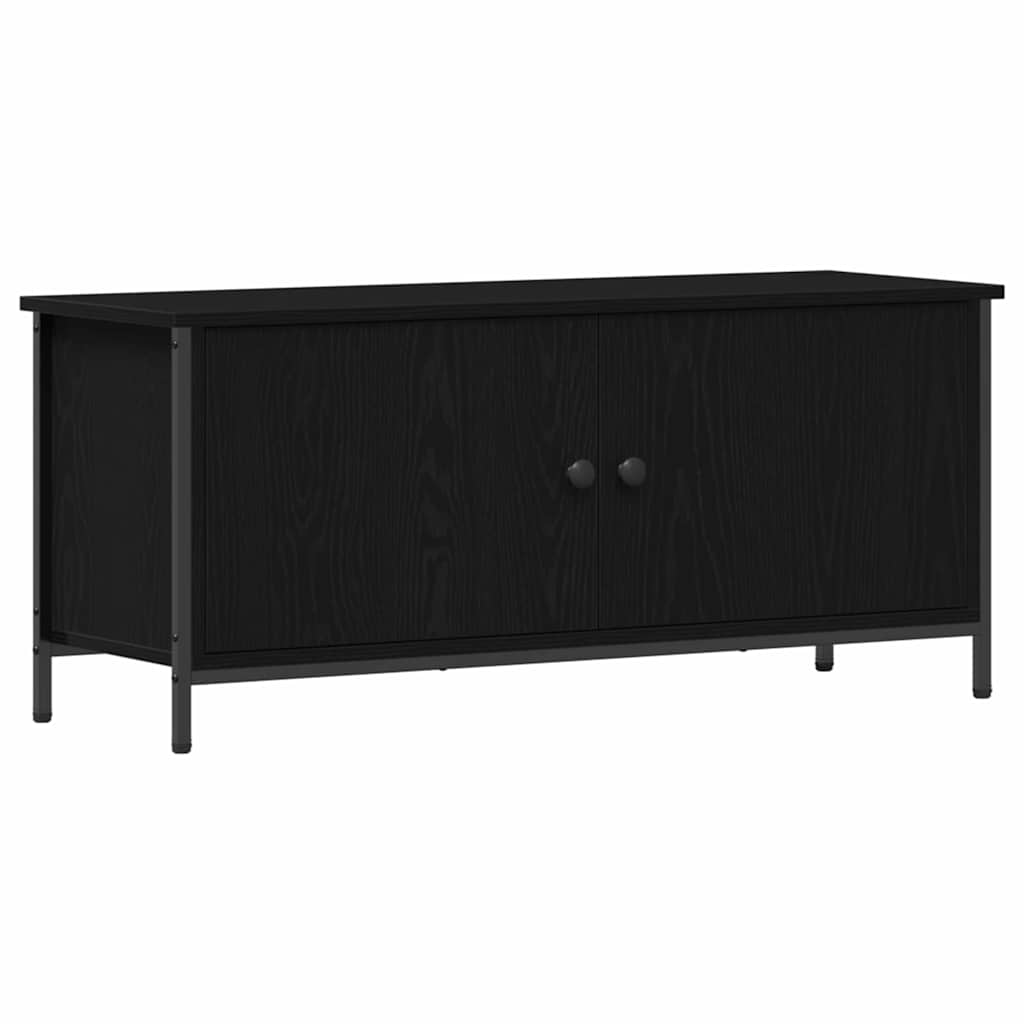 vidaXL Ντουλάπι TV Μαύρη Οξυά 100 x 35 x 45 εκ. Επεξεργασμένο ξύλο