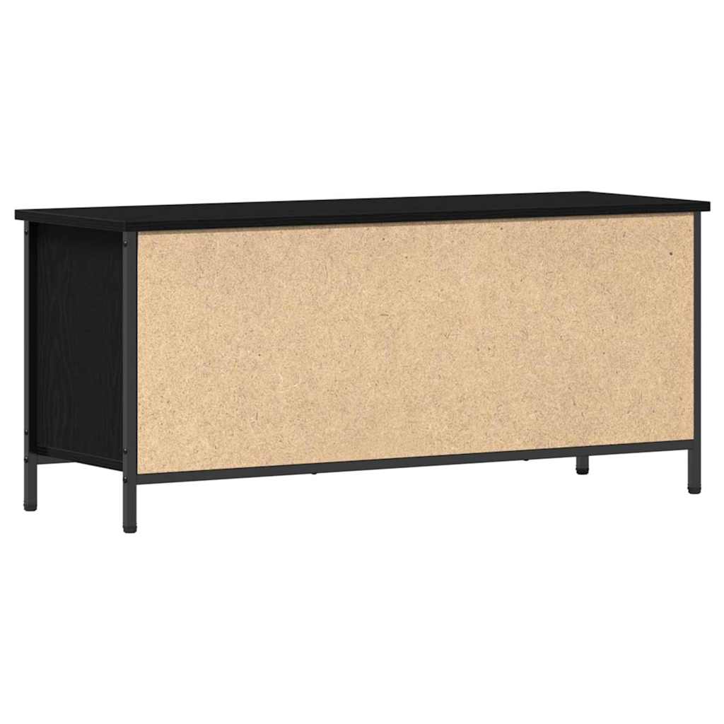vidaXL Ντουλάπι TV Μαύρη Οξυά 100 x 35 x 45 εκ. Επεξεργασμένο ξύλο