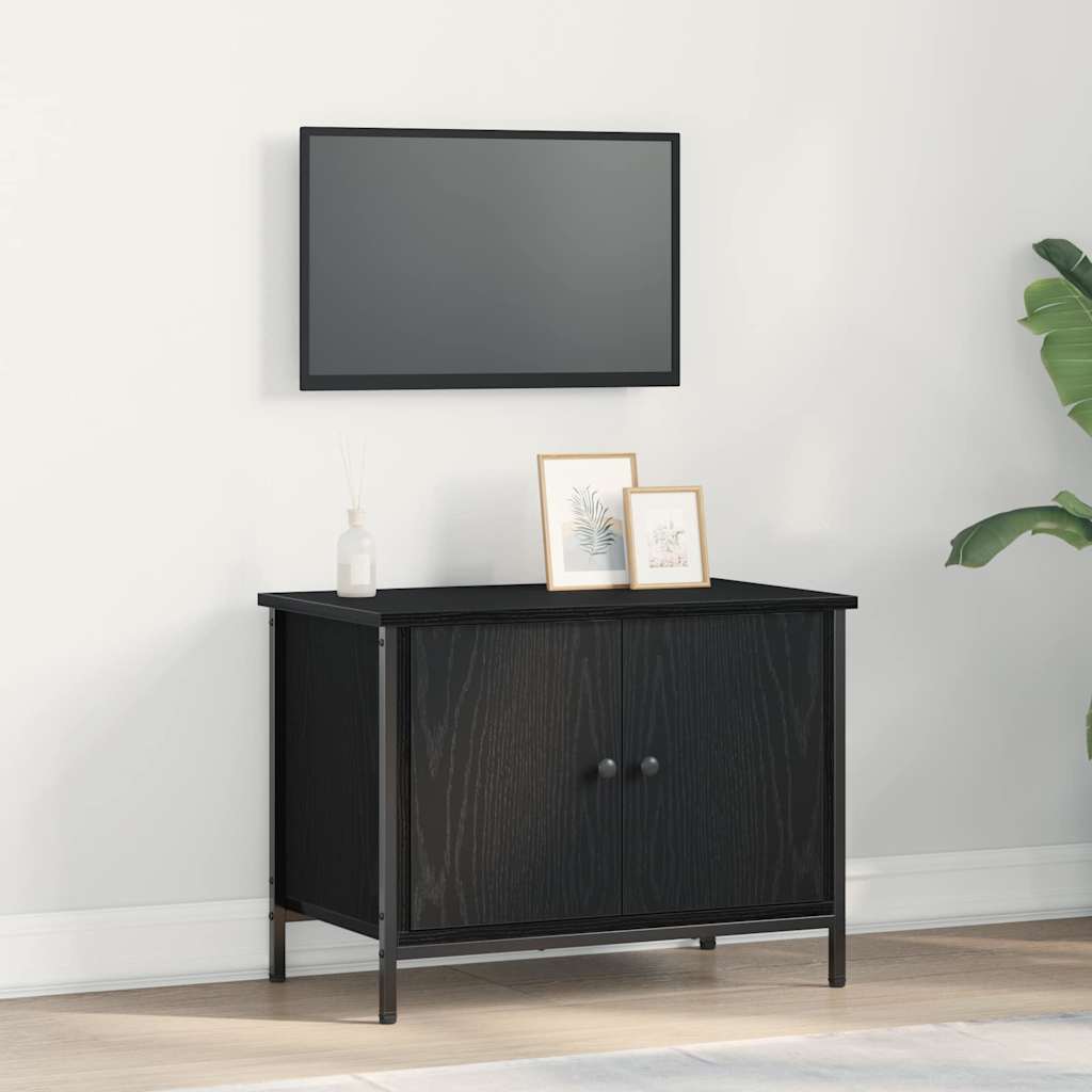 vidaXL Ντουλάπι TV Μαύρη Οξυά 60 x 35 x 45 εκ. Επεξεργασμένο ξύλο
