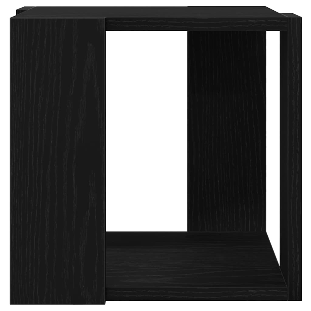 vidaXL Τραπεζάκι σαλονιού Μαύρη Οξυά 32 x 32 x 30 cm