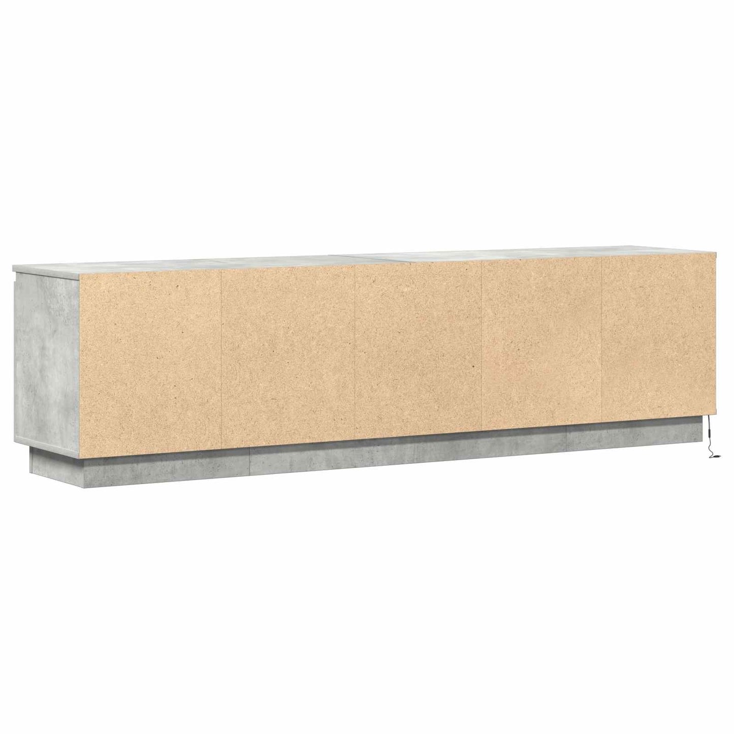 vidaXL Ντουλάπι TV 180 x 38 x 49 εκ Σκυρόδεμα Γκρι Επεξεργασμένο Ξύλο