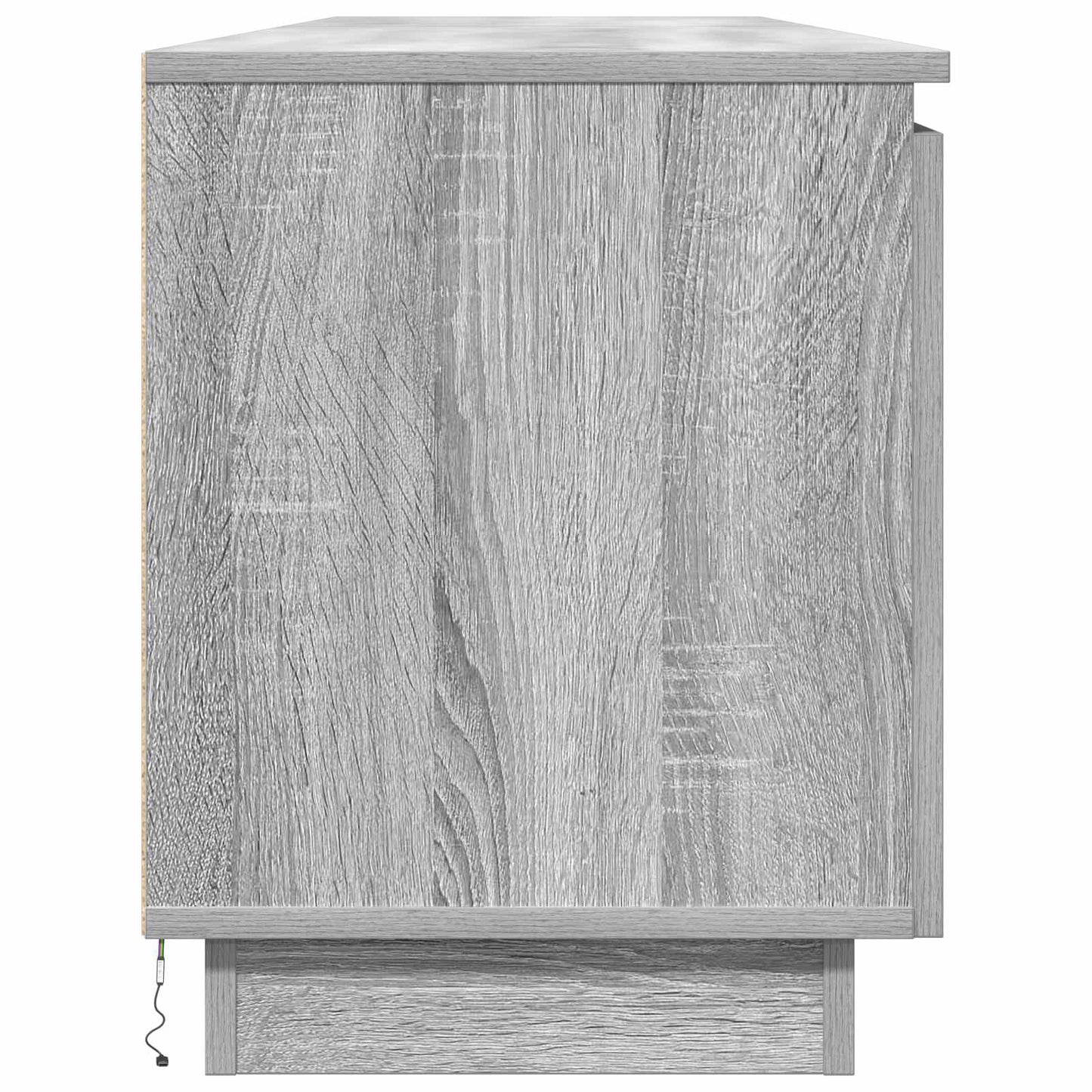 vidaXL Ντουλάπι TV 180 x 38 x 49 εκ Γκρίζο Σονομα Επεξεργασμένο Ξύλο