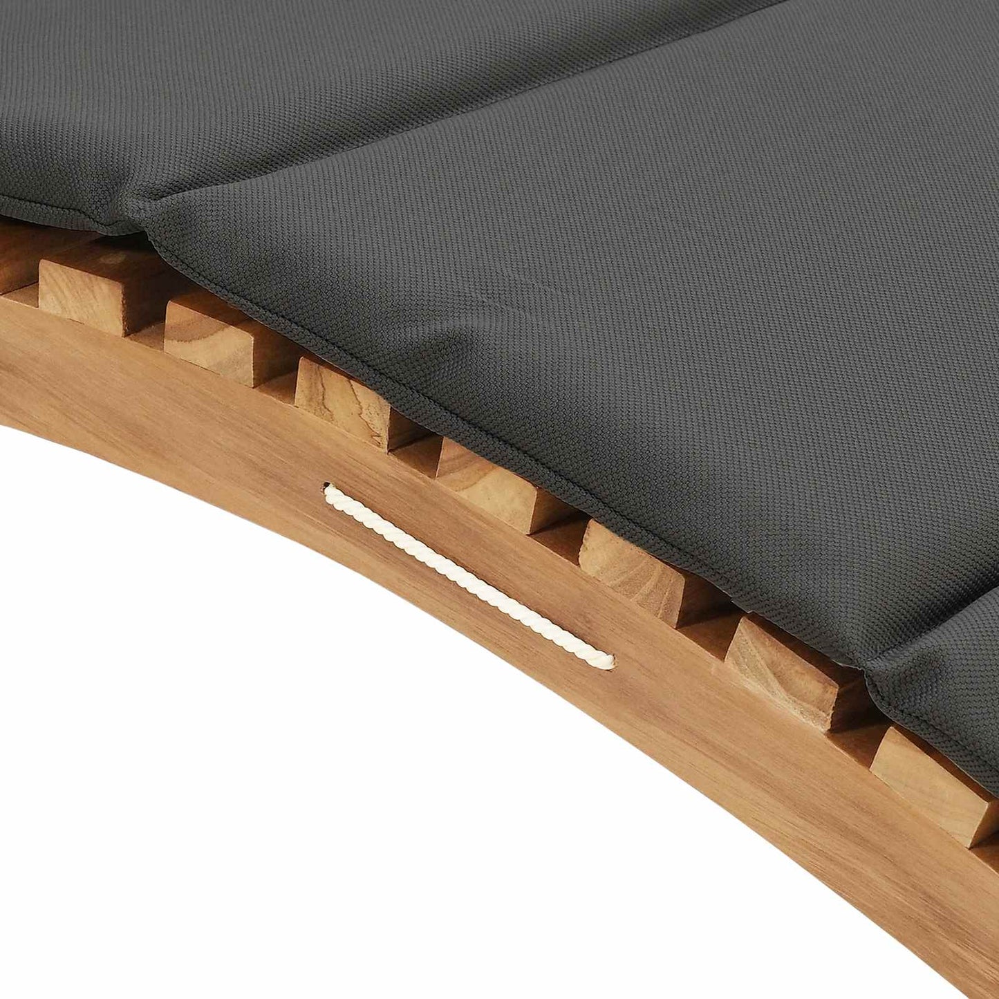 vidaXL Καλοκαιρινή Ξαπλώστρα Καφέ 198 x 55 x 58,5 εκ Στερεό Ξύλο Τίκ