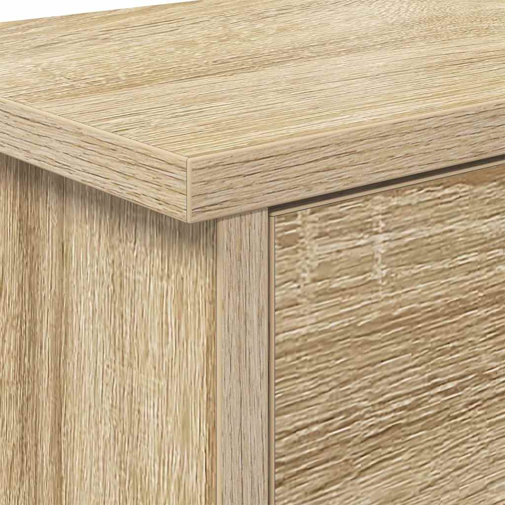 vidaXL Τοίχου Κρεμάστρα Επιτοίχιο Δρύς Sonoma 50 x 20 x 30 εκ.
