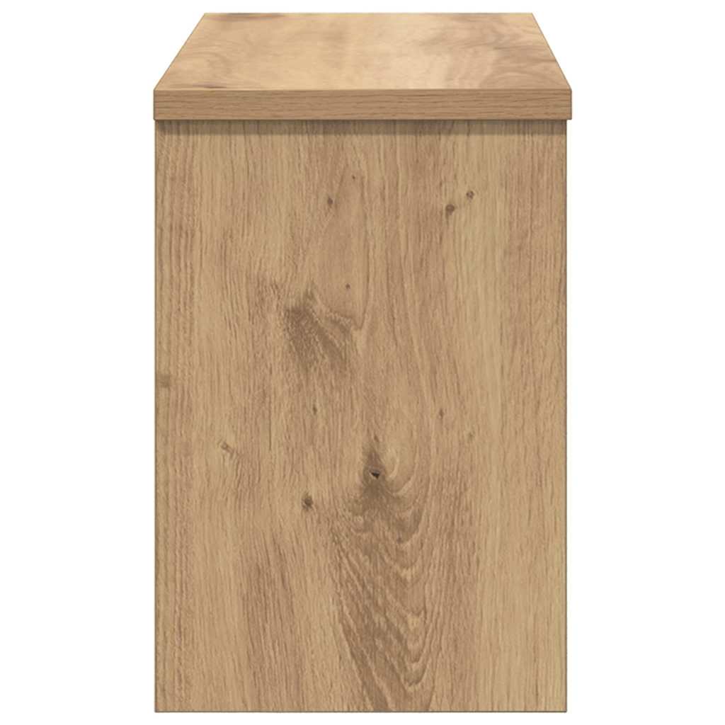 vidaXL Τοίχου Κρεμάστρα Επιτοίχιο Artisan Oak 50 x 20 x 30 εκ.