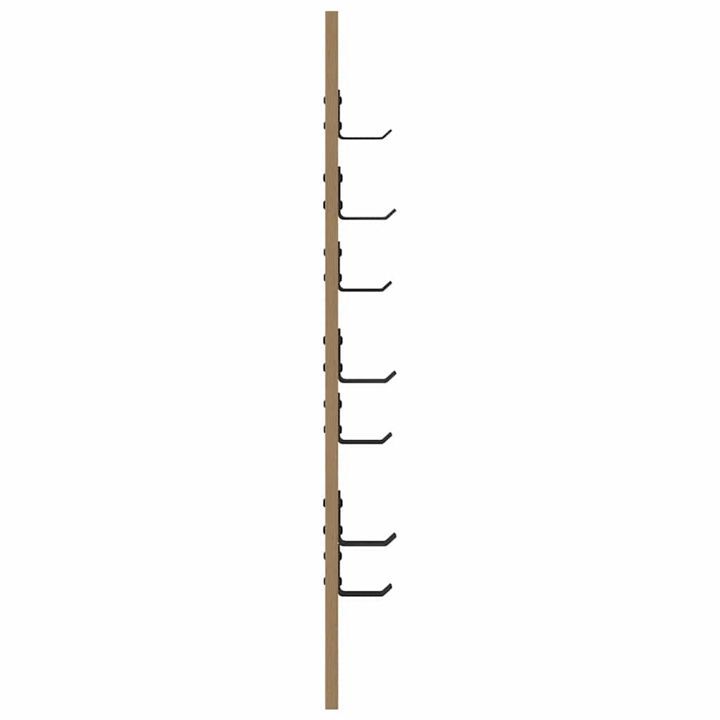 vidaXL Τοίχου Κρεμάστρα Επιτοίχιο Artisan Oak 30 x 1,5 x 80 εκ.
