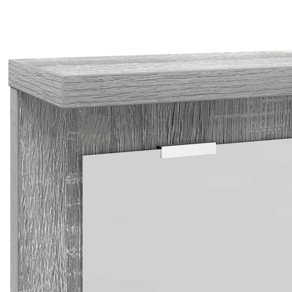 vidaXL Τοίχου Κρεμάστρα Επιτοίχιο Γκρι sonoma 85 x 10 x 45 εκ.