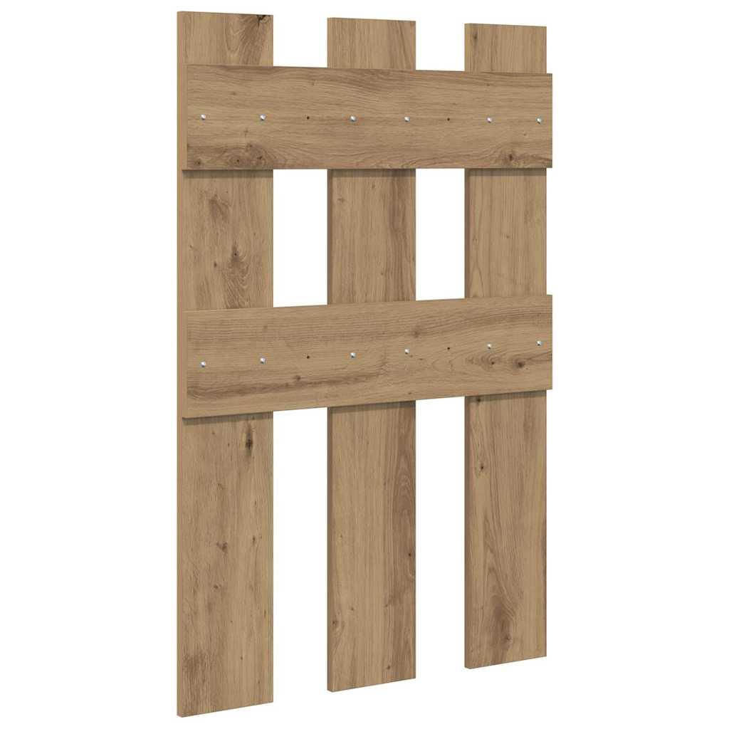 vidaXL Τοίχου Κρεμάστρα Επιτοίχιο Artisan Oak 65 x 3 x 100 εκ.
