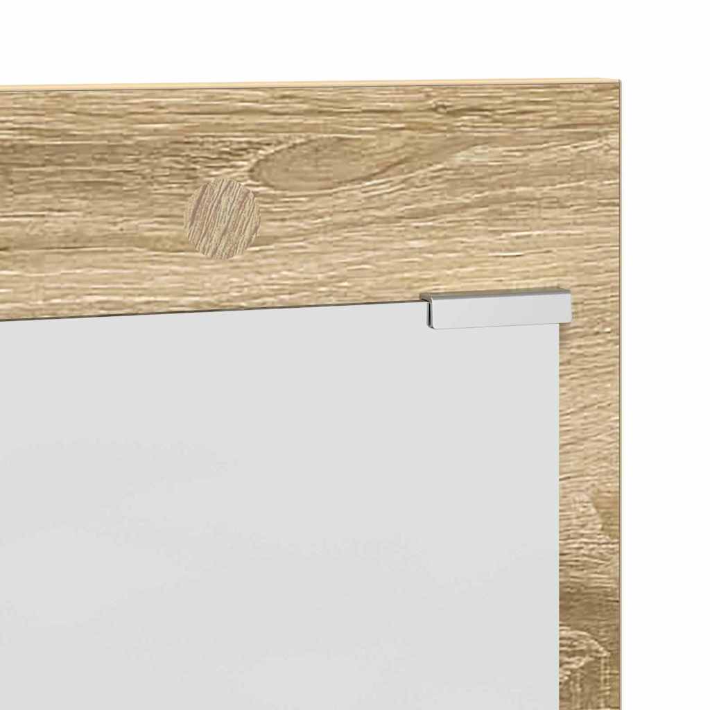 vidaXL Τοίχου Κρεμάστρα Επιτοίχιο Δρύς Sonoma 90 x 10 x 50 εκ.