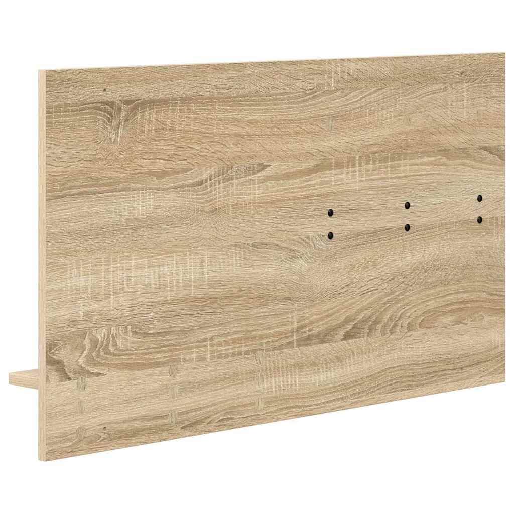 vidaXL Τοίχου Κρεμάστρα Επιτοίχιο Δρύς Sonoma 90 x 10 x 50 εκ.