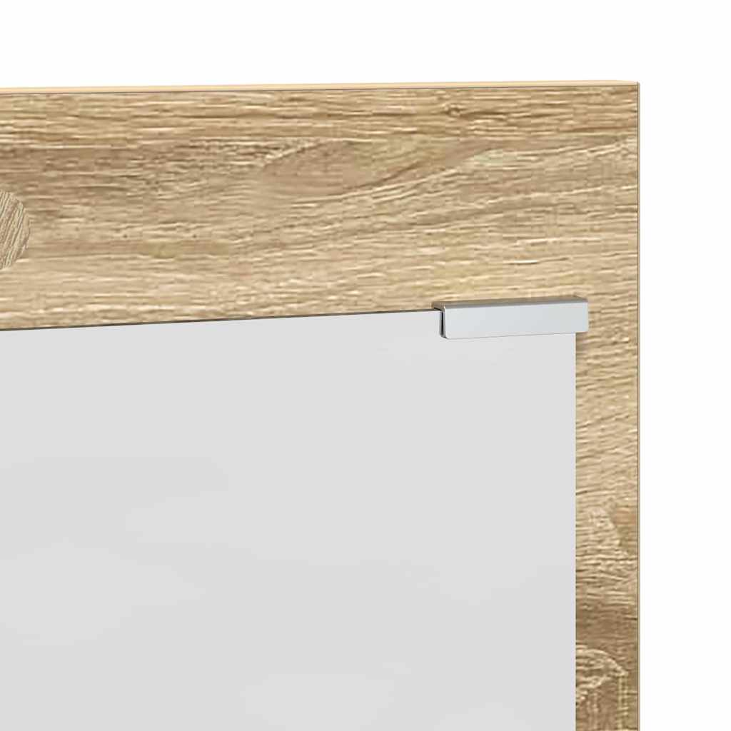 vidaXL Τοίχου Κρεμάστρα Επιτοίχιο Δρύς Sonoma 70 x 10 x 90 εκ.