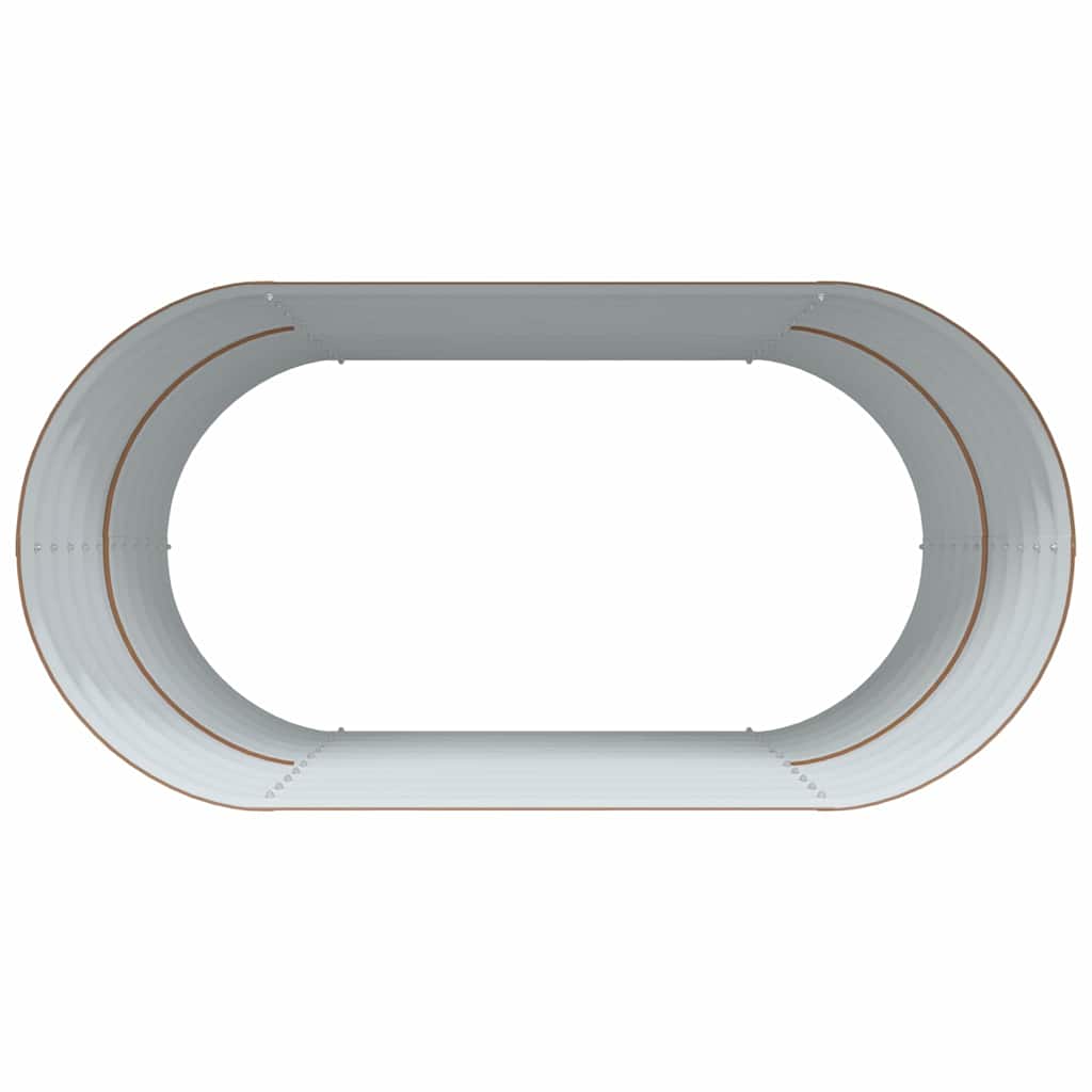 vidaXL Ανακτημένος Κήπος Καφέ με Όψη Ξύλου 160x80x81 cm Χάλυβας