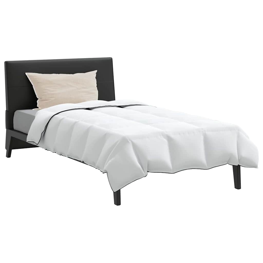 vidaXL Χειμερινό Παπλωματοθήκη με μαξιλάρι 2 pcs Λευκό Φτέρος