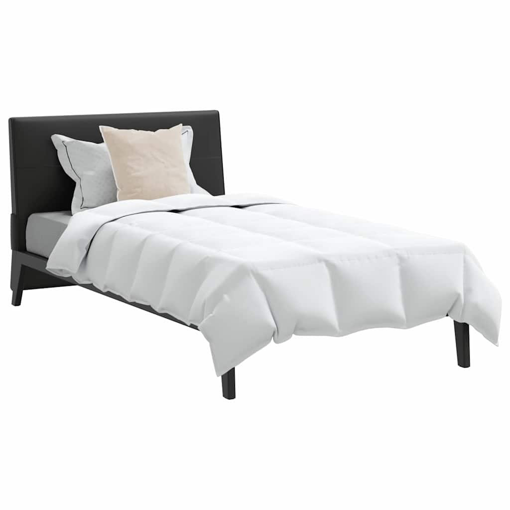 vidaXL Καλοκαιρινό Παπλωματοθήκη με μαξιλάρι 2 pcs Λευκό Φτέρος