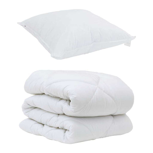 Set Παπλώματος Χειμώνα 2 pcs Λευκό 135 x 220 εκ. Μικροΐνες