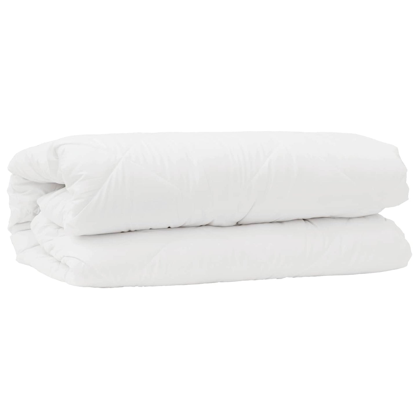 vidaXL Πάπλωμα με μαξιλάρι 2 pcs Λευκό 140 x 220 cm Μικροΐνες